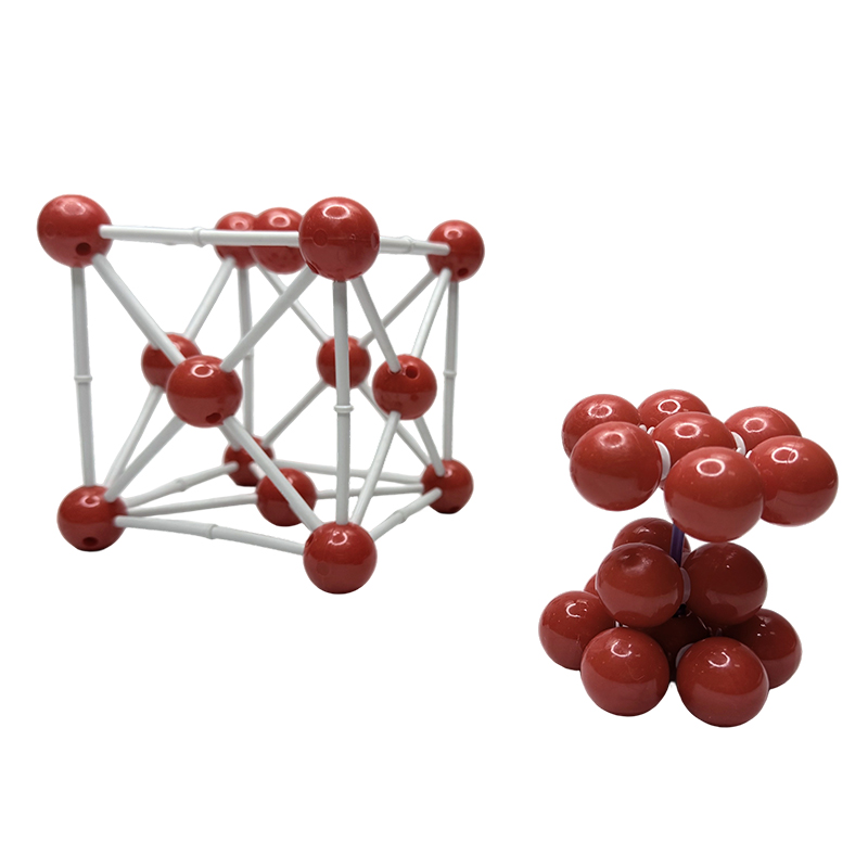 Metallkrystalloid molekylstrukturmodell den metalliske krystallmodellen av metall