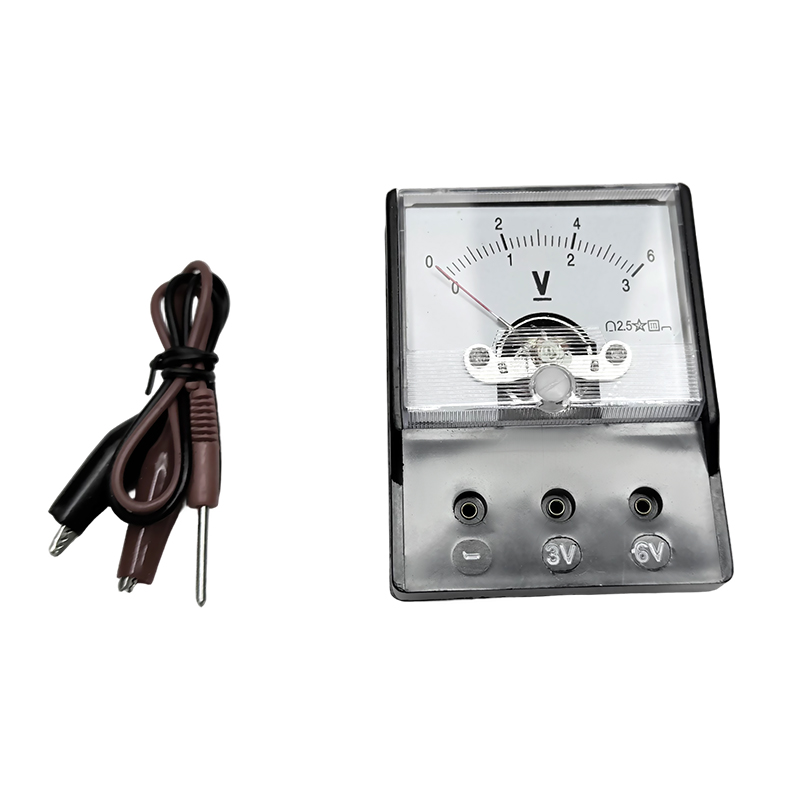 Undervisningsinstrumenter fysisk elektrisk krets eksperiment utstyr voltmeter for studenter