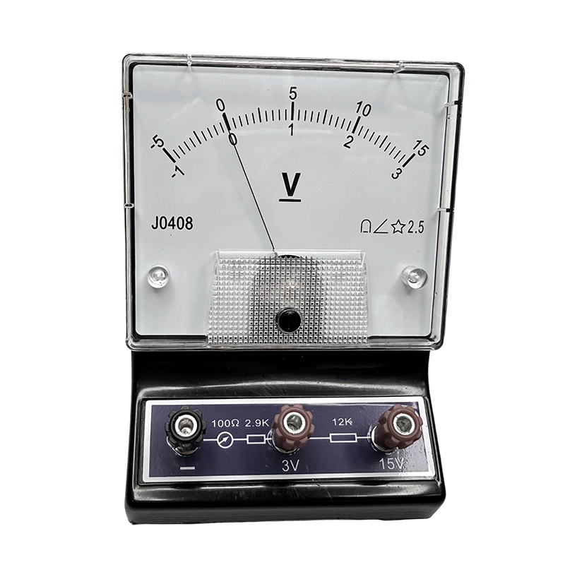 Undervisningsinstrumenter fysisk elektrisk krets eksperimentutstyr dc voltmeter