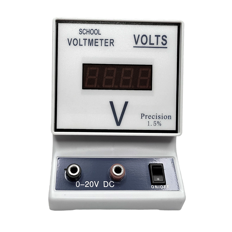 Undervisningsinstrumenter fysisk elektrisk krets eksperimentutstyr digitalt voltmeter