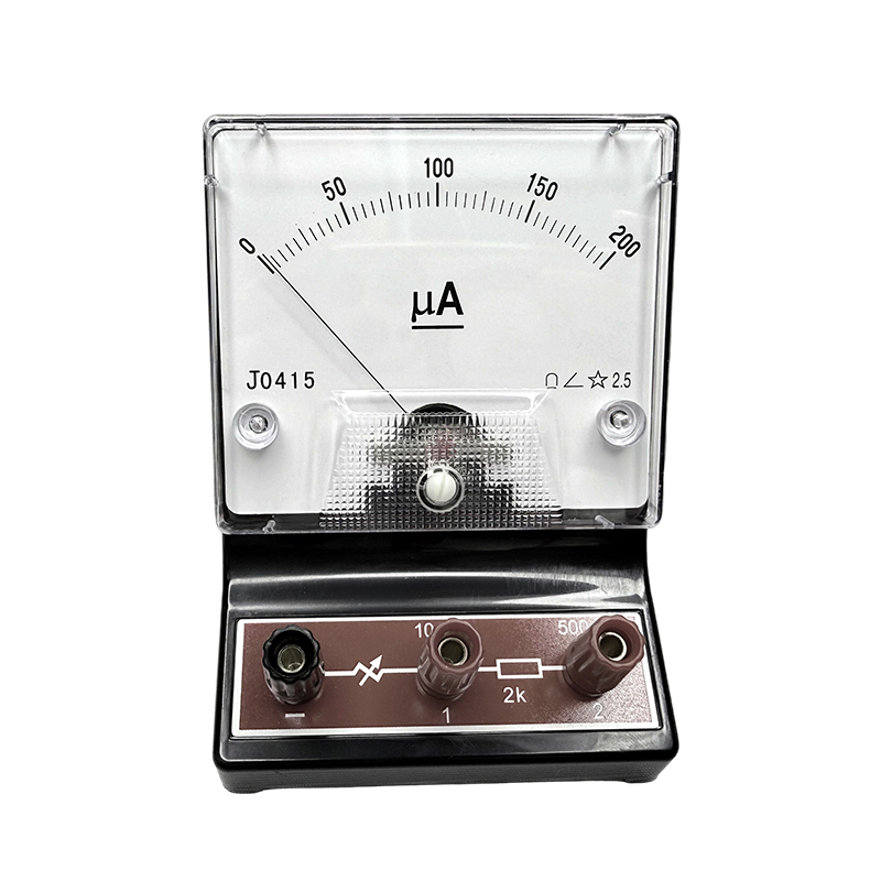 Undervisningsinstrumenter fysisk elektrisk krets eksperimentutstyr DC mikroamperemeter 200uA 