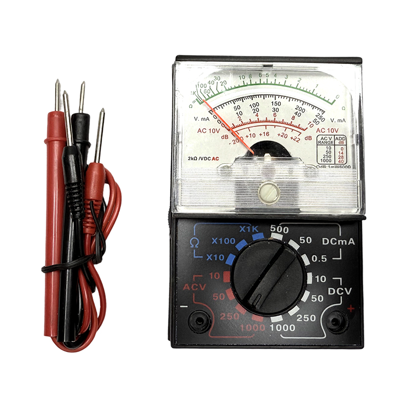 Undervisningsinstrumenter fysisk elektrisk krets eksperimentutstyr analogt multimeter