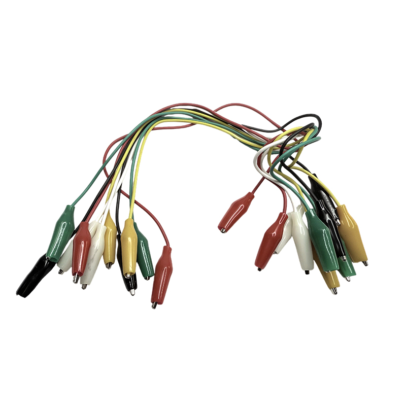 Undervisningsutstyr testing koblingsledning for laboratorie elektrisk krokodille clip wire