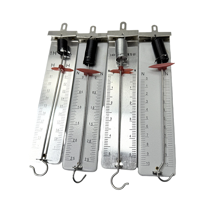 Skolefysikk laboratorieinstrument naturfag eksperiment undervisning 1N/2,5N/5N/10N Platedynamometer Fjærdynamometer/Flatdynamometer