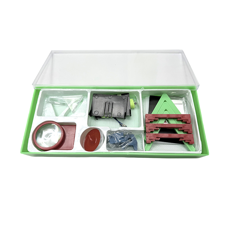 Geometrisk optikk eksperimentsett /optiske eksperimenter kit laserprisme konveks linse pedagogisk fysisk vitenskap