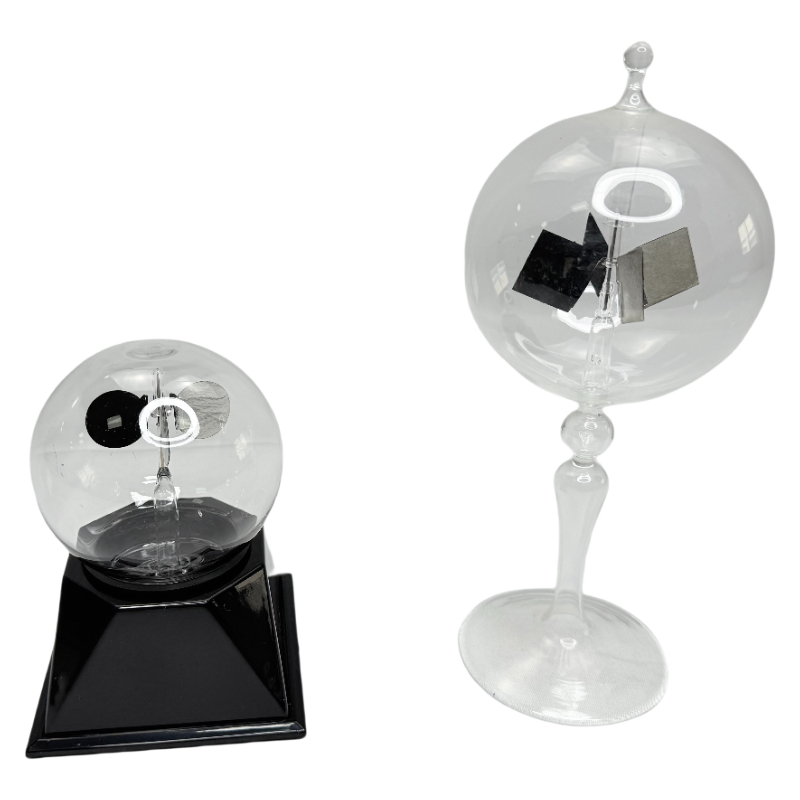 Crookes radiometer lett trykk vindmølle termisk radiator instrument fysisk eksperiment utstyr