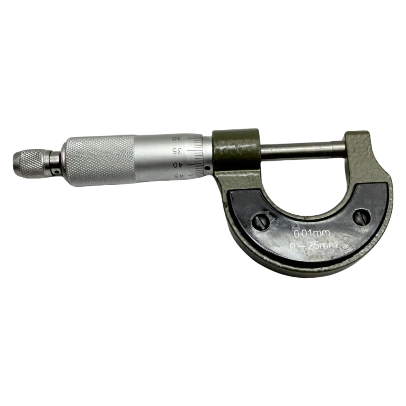 0-25 mm spiralmikrometer som lærer mikrometer med ytre diameter med høy presisjon